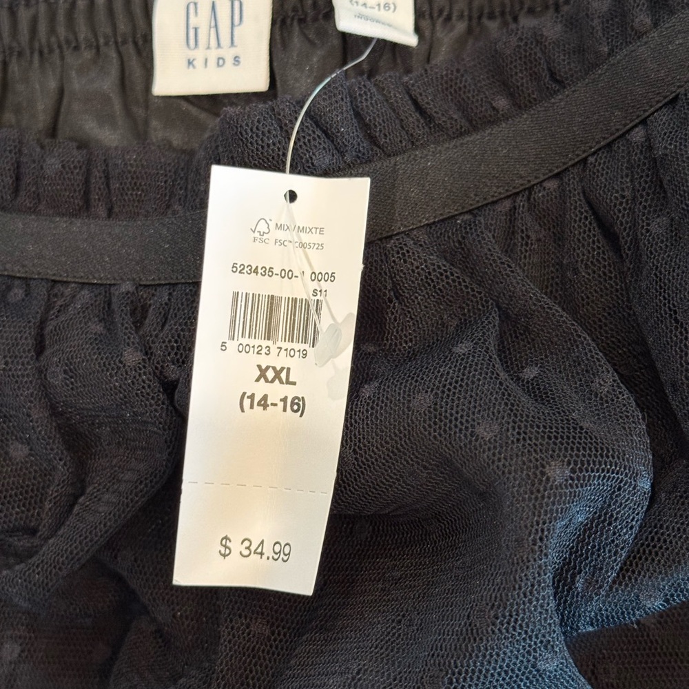 GAP Kids Black Skirt XXL